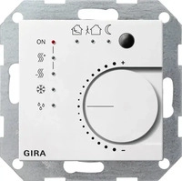 GIRA 210003, GIRA KNX Stetigregler Tasterschnittst. 4f System 55 Reinwei&szlig;