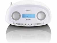 Lenco A002569, Lenco SCD-69WH DAB Radio Boombox CD Player, Wei? *