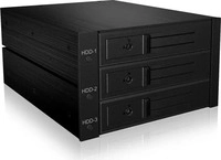 ICY BOX 56003, ICY BOX IB-563SSK, Backplane, 3x 3,5" SAS/SATA (I/II/III) HDD in 2x