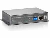 LevelOne FSW-0513, LevelOne 5-Port-Fast Ethernet-PoE-Switch, 4 PoE-Ausgängen, 120W