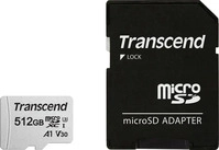 Transcend TS512GUSD300S-A, Transcend microSDXC 300S-A 512GB Class 10 UHS-I U3 V30 A1