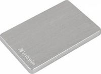 Verbatim 53663, Verbatim Store 'n' Go ALU Slim Portable Festplatte 1 TB Silber