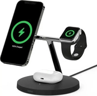 belkin WIZ009VFBK-APL, belkin Boostcharge Pro Headset, Smartphone, Smartwatch Black