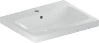 Geberit iCon Light Aufsatzwaschtisch, 60 cm x 48 cm, mit Hahnloch, mit