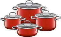 Silit 21.0929.7093, Silit 21.0929.7093 Passion Red Topfset 4-teilig Rot