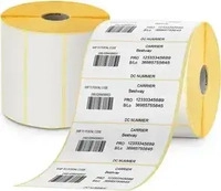Zebra 3002908, Zebra Z-Perform 1000D Wei&szlig; Perm Adhesive