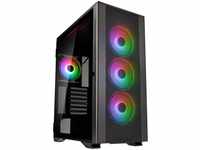 Kolink STRONGHOLD PRISM, Kolink Stronghold Prism RGB Schwarz - Gaming PC Gehäuse