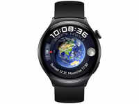 HUAWEI 55020AMN, HUAWEI Watch 4 schwarzes Fluoroelastomer-Armband, Schwarz,