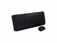 V7 – Tastatur in Standardgröße Handballenauflage Spanisch QWERTY schwarz...