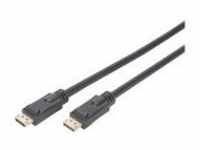 Assmann DisplayPort-Kabel DisplayPort S bis S 15 m eingerastet 4K Unterstützung