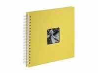 Hama Spiral-Album Fine Art 28x24 cm 50 weiße Seiten Gelb 280 x 240 mm 100 Blatt
