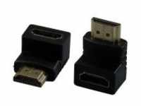 EFB Elektronik HDMI Adapter Typ A Stecker/Buchse 90° gewinkelt Digital/Display/Video