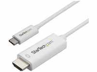 StarTech.com CDP2HD2MWNL, StarTech.com 2M USB C TO HDMI CABLE WHITE 2m USB-C auf
