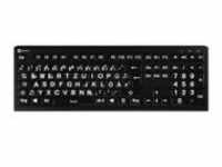 Logickeyboard XL-Print Astra2 BL Keyboard dt. PC (LKB-LPWB-A2PC-DE)