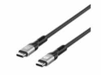 Manhattan USB4 USB-C Stecker/Stecker Kabel 240W 40G 8K 1m Digital/Daten 1 m...