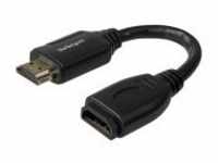 StarTech.com Cable HDMI 2.0 Port Saver 15cm 6in HDMI-Verlängerungskabel M...