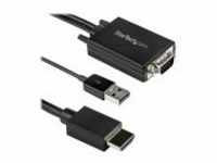 StarTech.com 2 m 6.6 ft. VGA to HDMI Adapter Cable with USB Audio