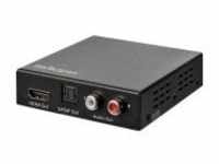 StarTech.com 4K HDMI Audio Extractor 60Hz Sound Splitter HDR SPDIF Toslink Optisches