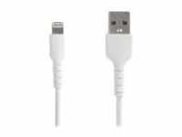StarTech.com 6.6 ft 2m USB to Lightning Cable Apple MFi Certified White