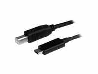StarTech.com 1m USB 2.0 USB-C auf USB-B Kabel Anschlusskabel (USB2CB1M)