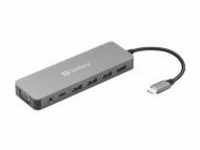 SANDBERG 13-in-1 Dockingstation USB-C VGA HDMI 100Mb LAN (136-45)