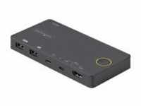 StarTech.com 2 Port USB-A+ HDMI/USB-C KVM Switch 4K 2-Port Typ C HDMI (SV221HUC4K)