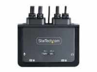 StarTech.com 2-Port Hybrid Cable KVM Switch 4K DP KVM-Umschalter USB Typ C