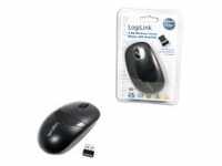 LogiLink Mini with Autolink Maus optisch 3 Tasten drahtlos 2,4 GHz kabelloser