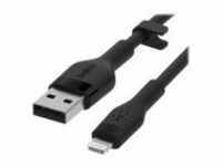 Belkin Boost Charge USB-A to LTG Silicon 3M Black Digital/Daten 3 m (CAA008BT3MBK)