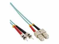 InLine LWL Duplex Kabel SC/ST 50/125µm OM3 25m Patchkabel 25 m 2x SC-DUP SC ST