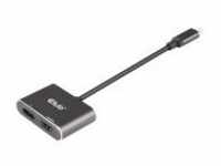 Club 3D USB TYPE C 3.2 GEN 1 MULTISTREAM TRANSPORT HUB TO DP+ HDMI DUAL MONITOR