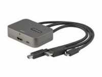 StarTech.com 3-in-1 Multiport auf HDMI Adapter 4K 60Hz USB-C oder mDP Video...