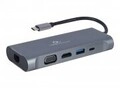 Gembird Cablexpert Dockingstation USB-C 3.1 VGA HDMI GigE (A-CM-COMBO7-01)