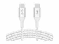 Belkin Boost Charge 240w USB-C to Cable 2m White Kabel Digital/Daten 2 m