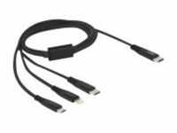 Delock USB Ladekabel 7,60 cm 3 " 1 Type-C zu Lightning Micro 1 m Digital/Daten 1 m
