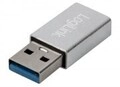 LogiLink USB 3.0 Adapter A-Stecker> C-Buchse Silber Digital/Daten (AU0056)