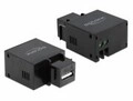 Delock Keystone USB Typ-A Lademodul 2.1 A schwarz Schwarz (86506)
