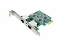 InLine Dual Gigabit Netzwerkkarte 2x RJ45 2.5 GBit/s PCIe x1 inkl. low profile