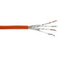 InLine Verlegekabel Cat.7a S/FTP PiMF 4x2x0.58 AWG23 1200 MHz B2ca halogenfrei orange
