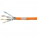 LogiLink Verlegekabel S/FTP Cat7 AWG23 1000 MHz orange 100.0m CAT 7 cable/RJ45 plug