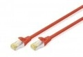 DIGITUS CAT 6A S-FTP Patchkabel Cu LSZH AWG 27/7 L&auml;nge 1m 10 St&uuml;ck Farbe Rot