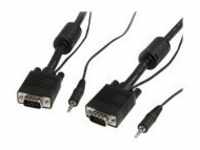 StarTech.com 5m Coax High Resolution Monitor VGA Video Cable with Audio...