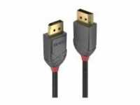 Lindy Anthra Line DisplayPort-Kabel DisplayPort M bis M 1.4 2 m rund Schwarz (36482)