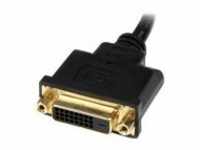 StarTech.com 8in HDMI to DVI-D Video Cable Adapter DVI M/F Videoanschluß / M bis W