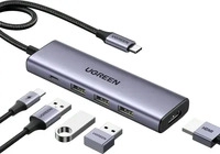 Ugreen 15596, Ugreen Revodok 5-in-1 4K HDMI USB-C Hub mit 3x USB-A 3.0 (15596)