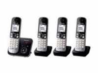 Panasonic KX-TG6824 Schnurlostelefon Anrufbeantworter mit Rufnummernanzeige