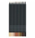 FABER-CASTELL Buntstifte Black Edition Skin Tones 12er FABER CASTELL (116414)