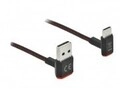 Delock USB 2.0 Kabel Easy A St. auf C St gew. 0.2 m Digital/Daten 0,2 m (85274)