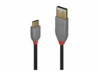 Lindy 0.5m USB 2.0 Typ A an C Kabel Anthra Line Digital/Daten 0,5 m (36885)
