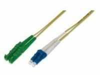 Assmann Patch-Kabel LC/PC Einzelmodus M bis E2000/APC M 1 m Glasfaser 9/125